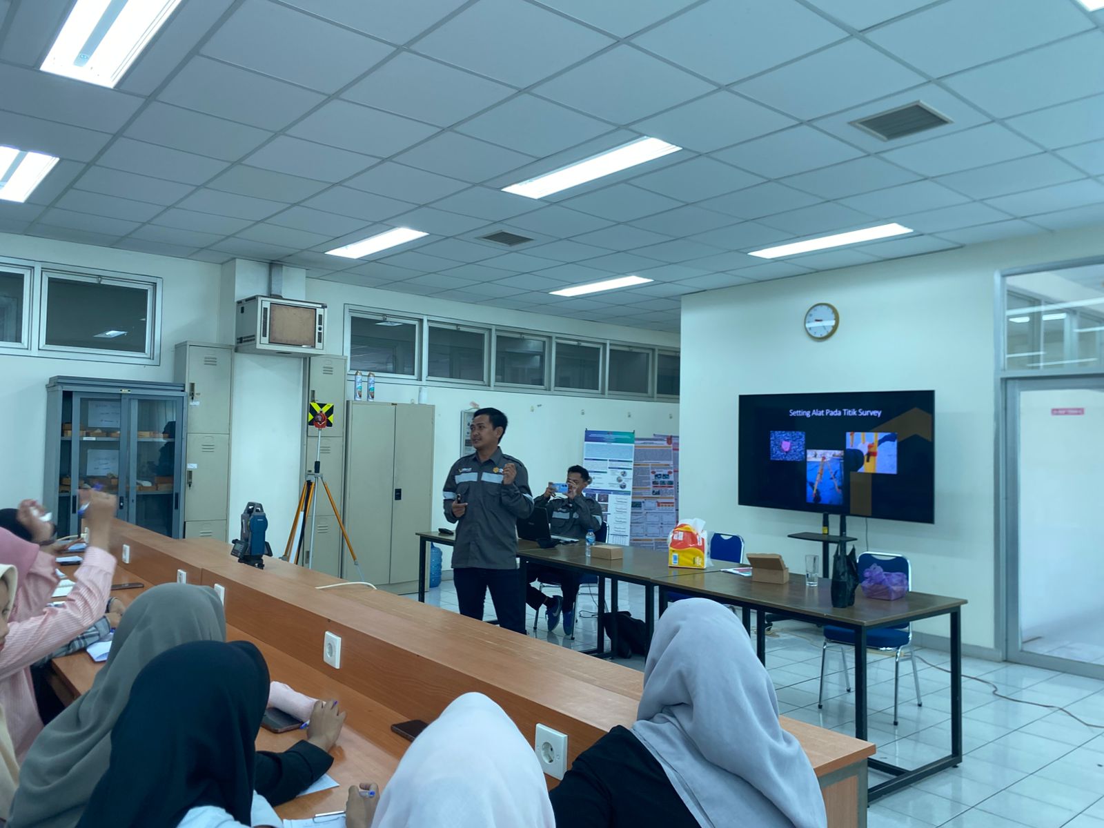 Total Station Training, Department of Mining Engineering