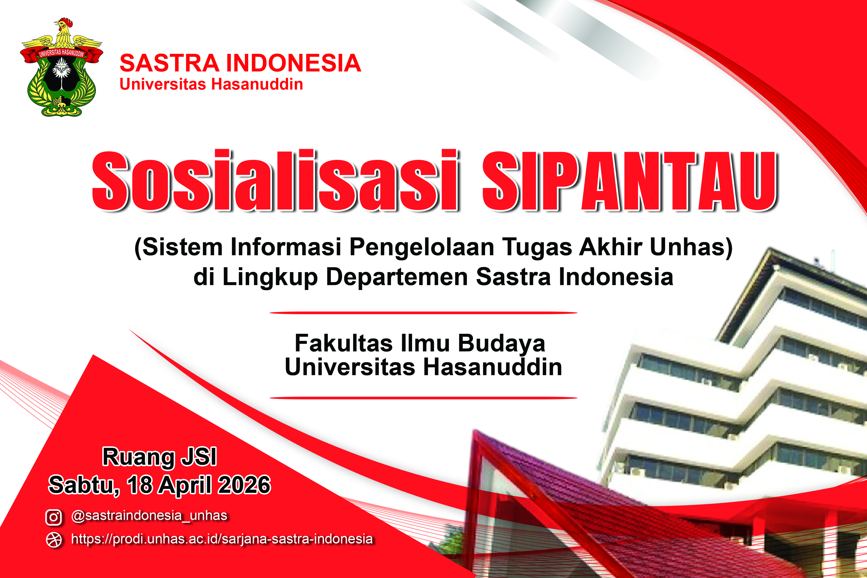 Sosialisasi Sistem Informasi Pengelolaan Tugas Akhir (SIPANTAU)