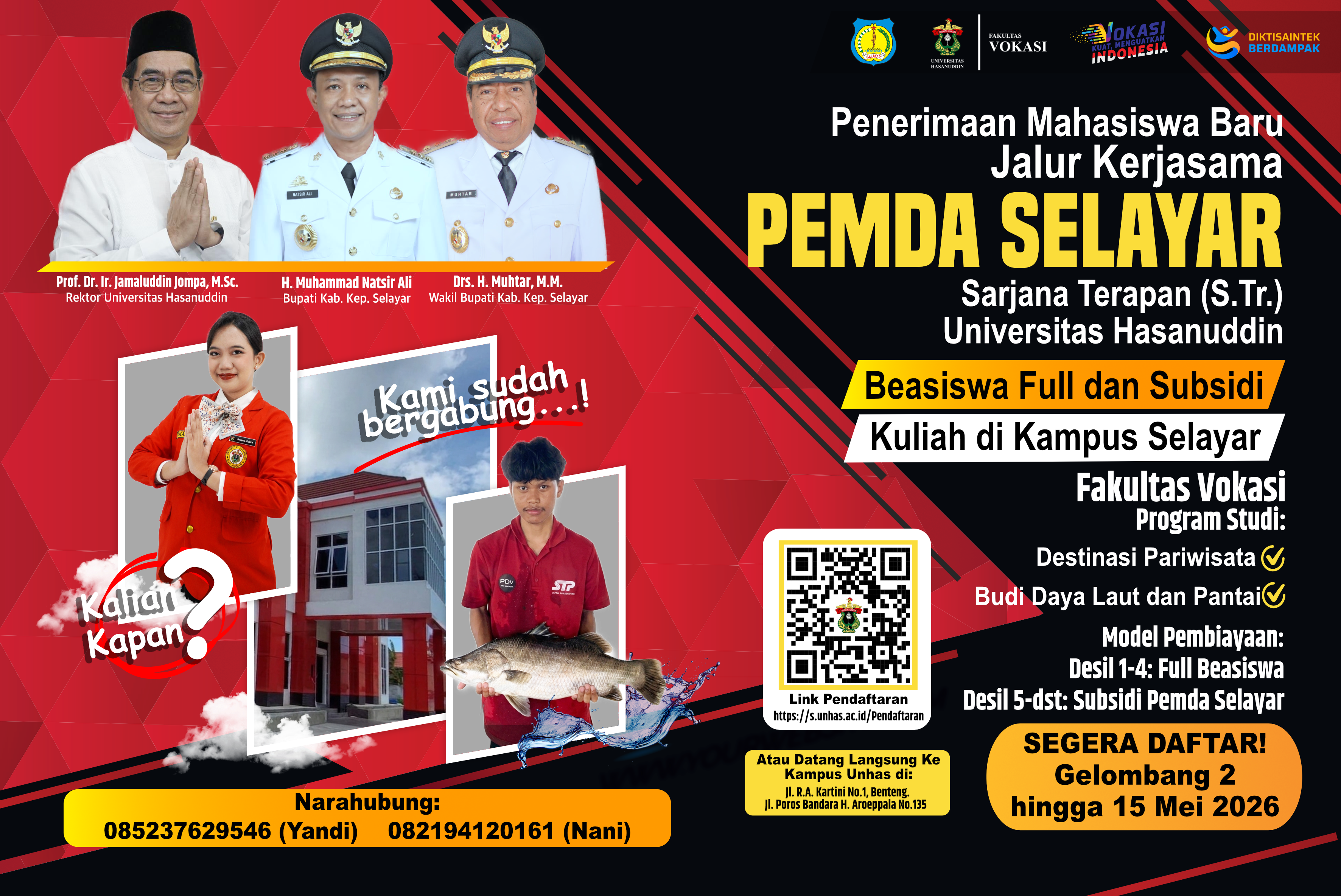 Second Round of New Student Admissions Through the Local Government Partnership Program