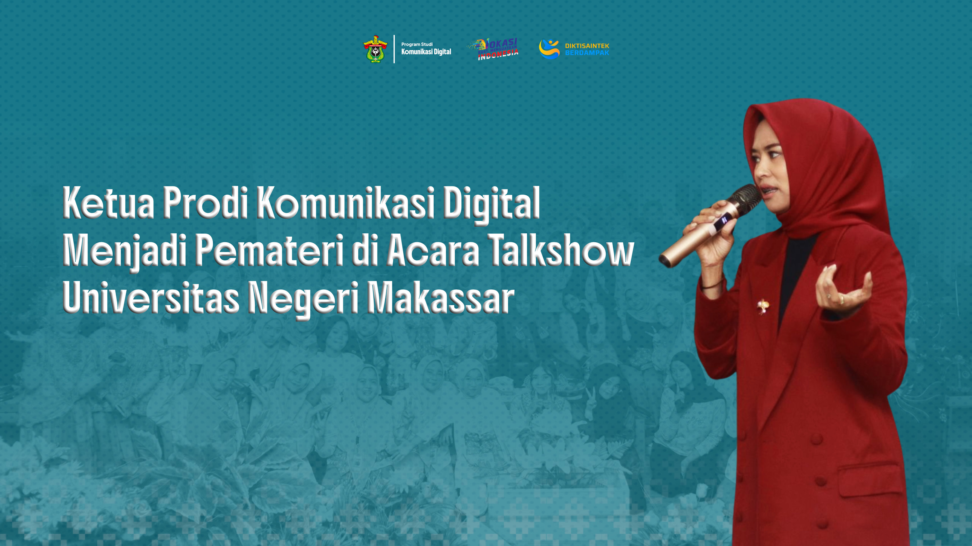 Revealing the Secrets of 4G Communication: Unhas Digital Lecturer Vinanda Cinta Ready to Rock the Talkshow Stage at UNM!