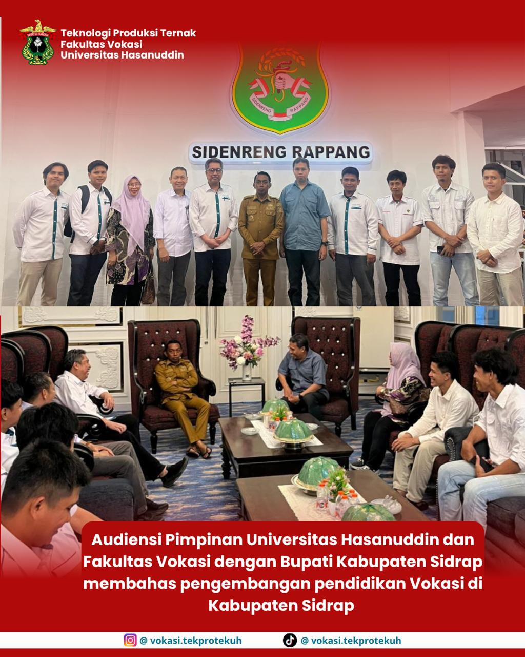 UNHAS and Sidrap Regency Government Strengthen Vocational Education Collaboration Through Regional Partnership Admission Program