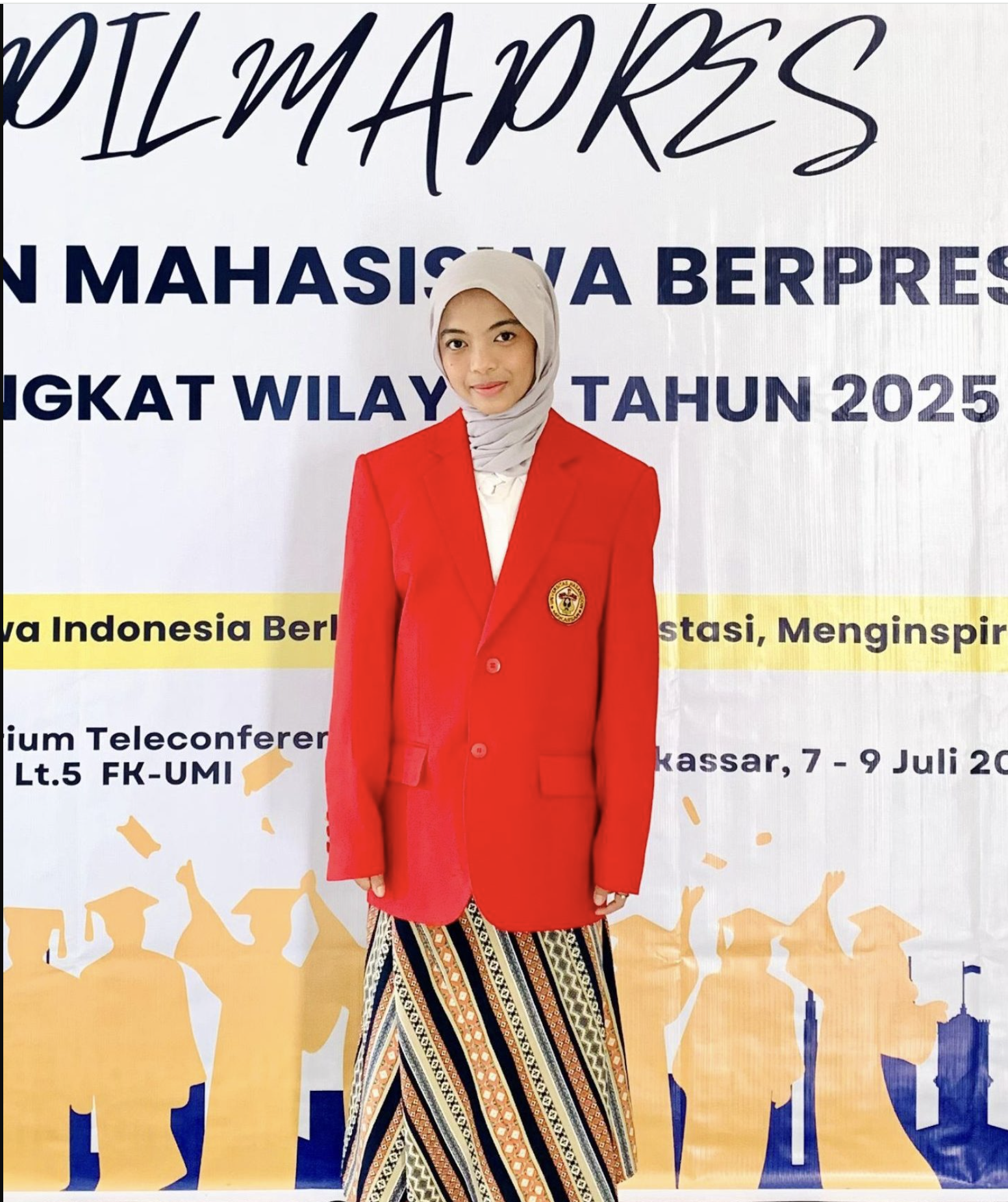 Suriah Musdhalifah Wins Second Place in the 2025 Regional Outstanding Student Competition (Pilmapres)