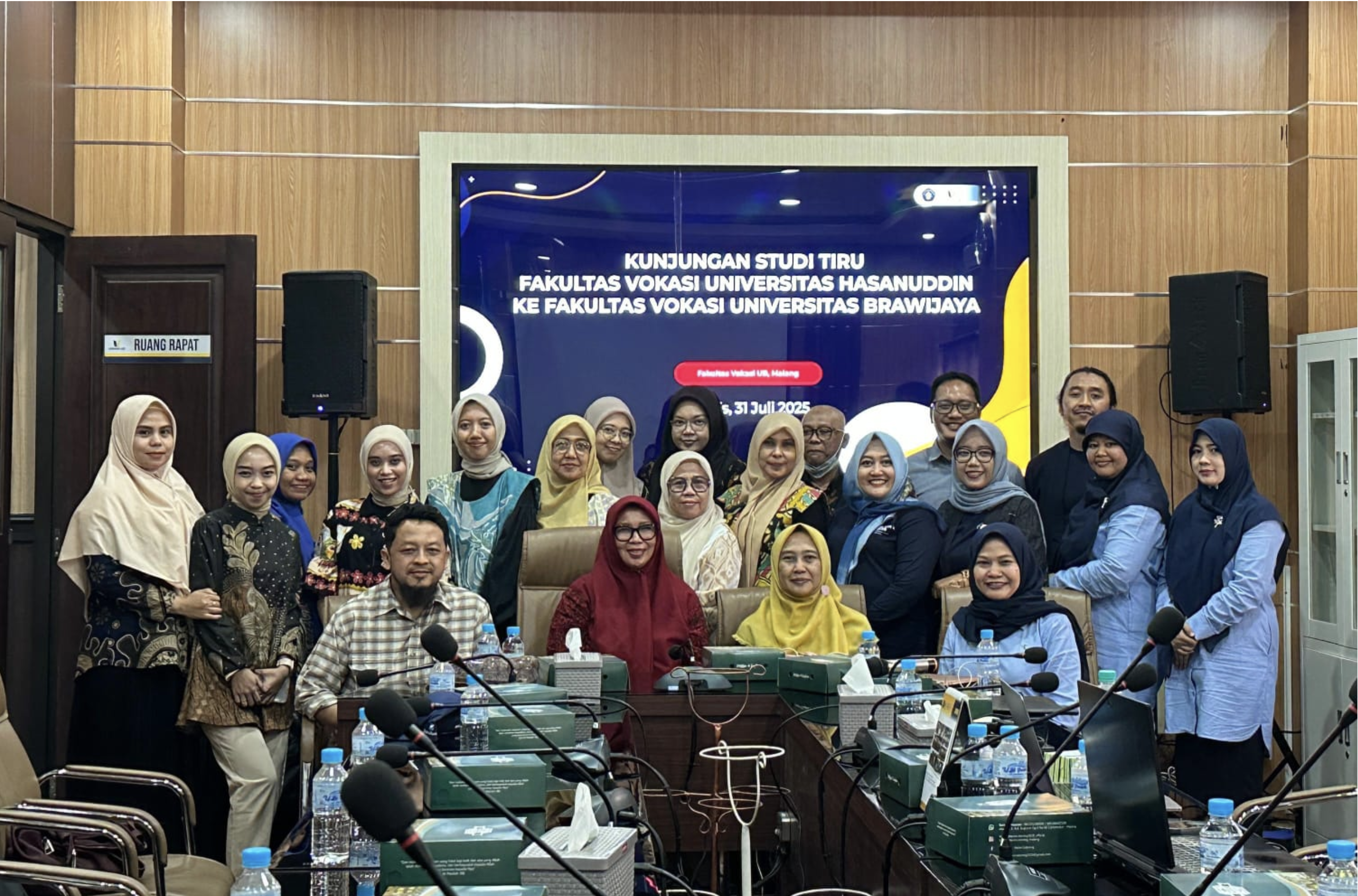 Study Visit by the Faculty of Vocational Studies, Hasanuddin University, to the Faculty of Vocational Studies, Brawijaya University