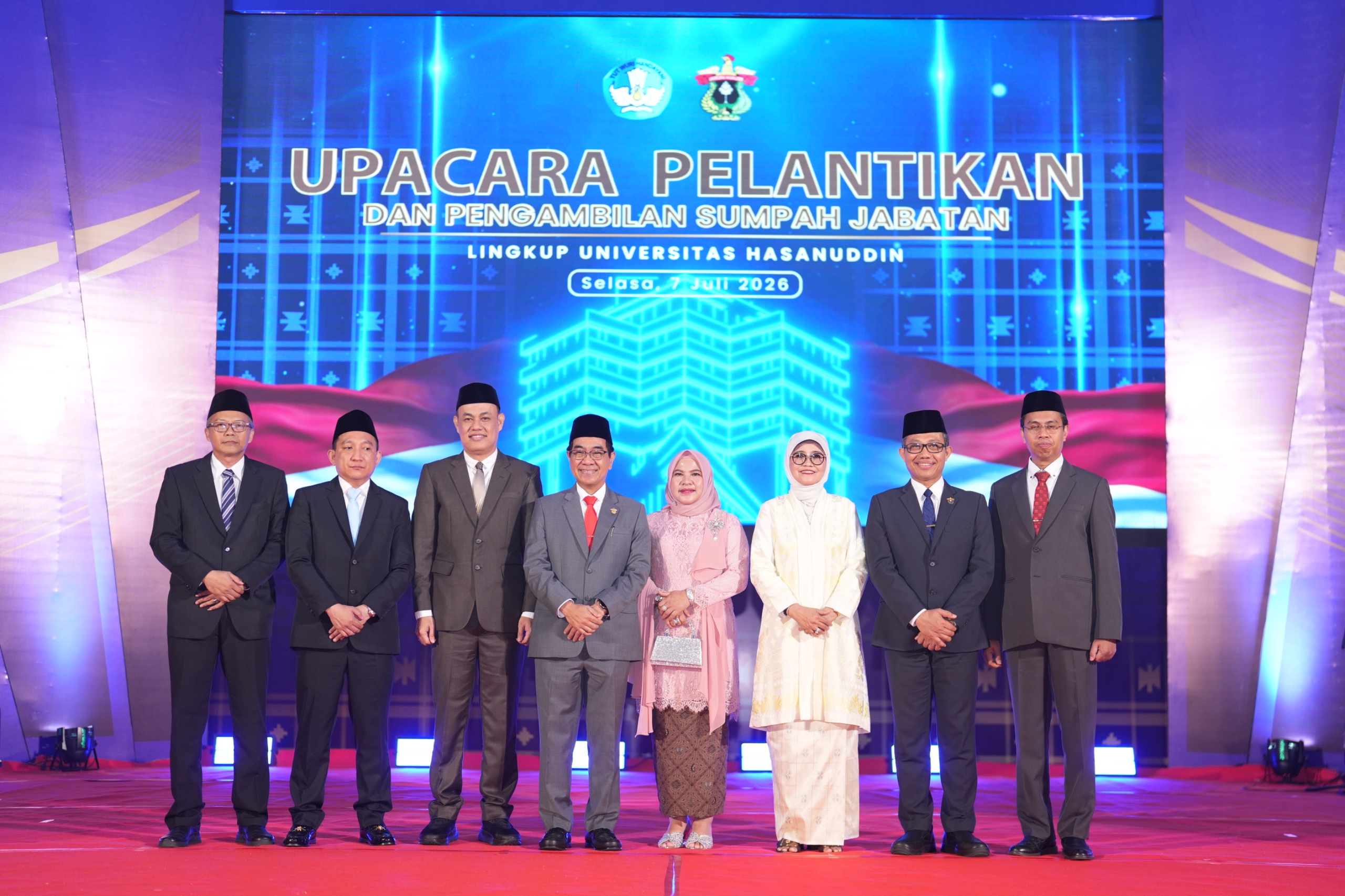 Department of Indonesian Literature, Faculty of Cultural Sciences, Hasanuddin University Congratulates the Newly Appointed Vice Rectors and University Secretary