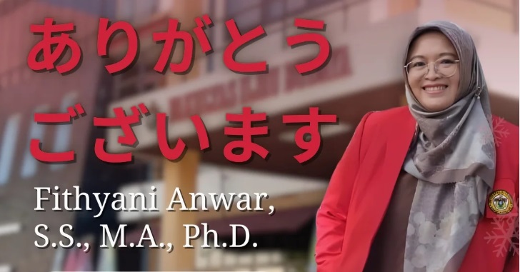 Ucapan terima kasih disampaikan kepada Fithyani Anwar, S.S., M.A., Ph.D.