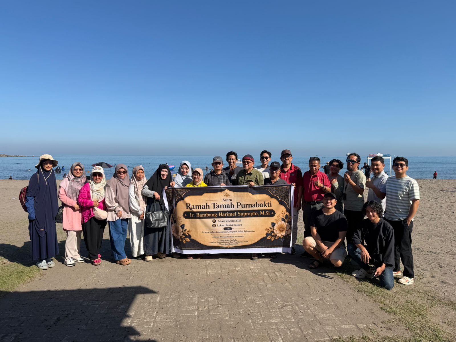 Department of Geophysics, FMIPA Hasanuddin University Holds Retirement Appreciation Gathering in Honor of Ir. Bambang Harimei Suprapto, M.Si