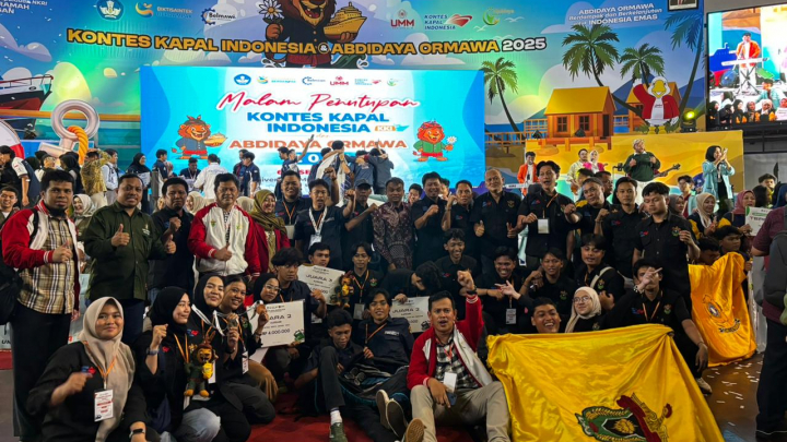 Unhas Team Wins Three Medals at the 2025 Indonesia Boat Contest
