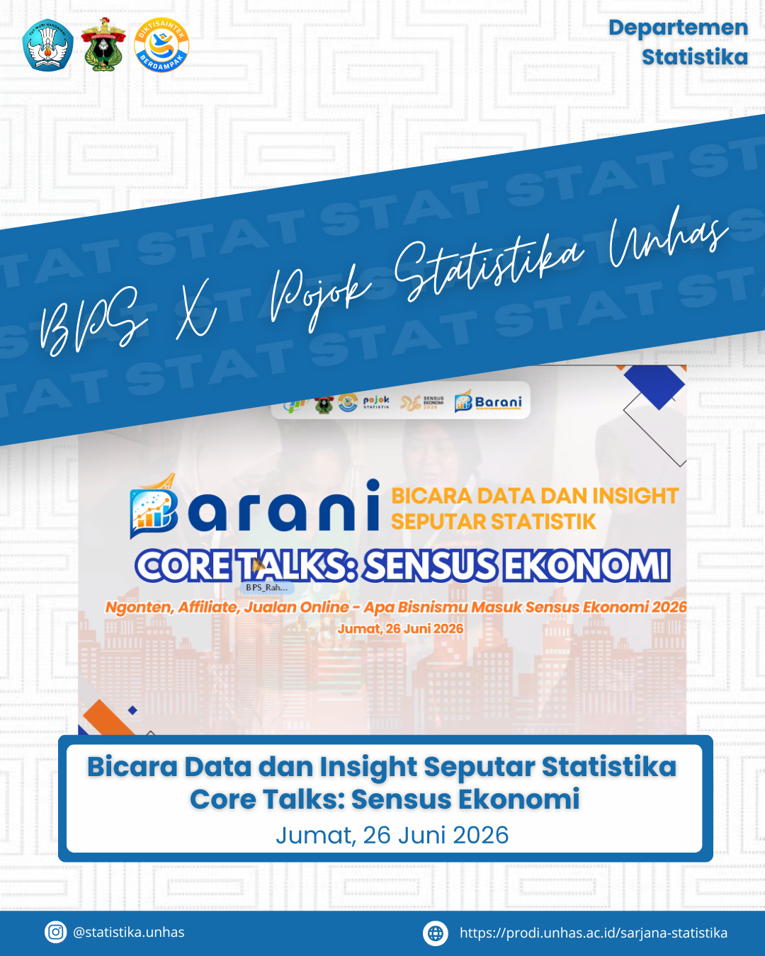 BARANI Holds Core Talks on the 2026 Economic Census, Discussing Digital Business Development